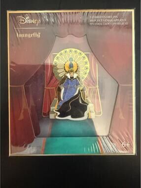 Disney Pin EDisney Pin Evil Queen Loungefly Villains Pin on Pin Layered LE 1,100